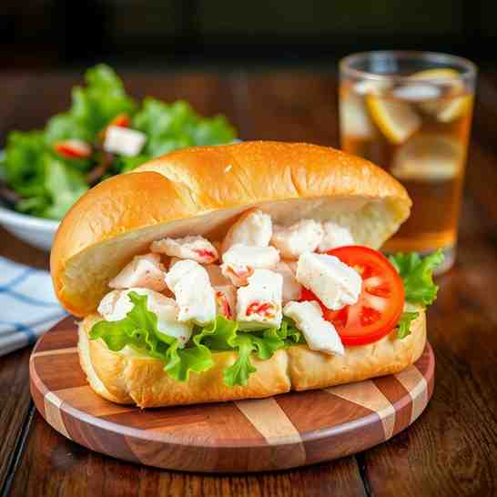Healthy Lunch Food Recipes - Fresh Crab Sandwiches